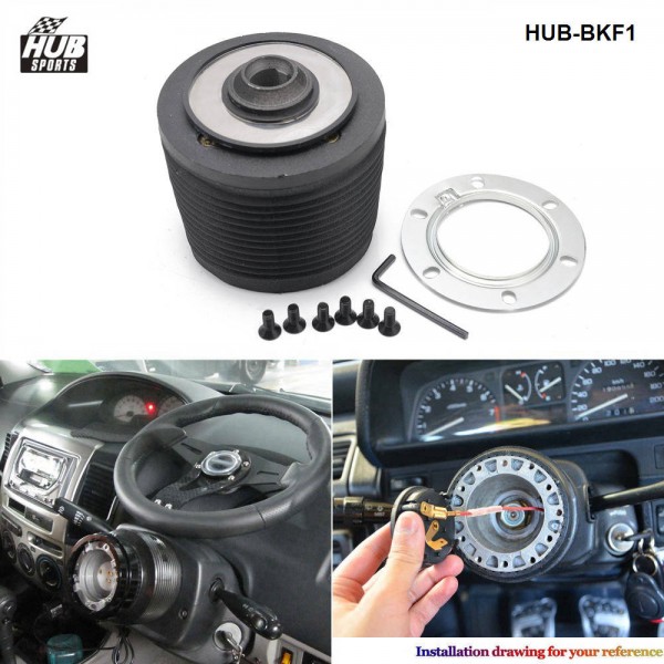 Hubsport Jdm Boss Kit Steering Wheel Standard 6 Hole Hub Adapter For Ford Mustang 89-95 Non-Gt HUB-BKF1 