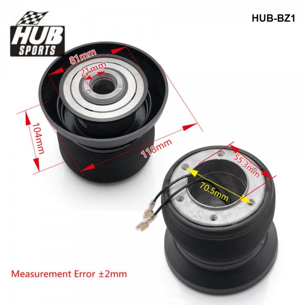 HUB sports Racing Car Steering Wheel Hub Adapter Boss Kit for Mercedes Benz W123 W124 W126 190E HUB-BZ1