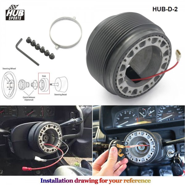 HUB SPORTS Racing Steering Wheel Hub Adapter Boss Kit D-2 For DAIHATSU For CHARADE HUB-D-2