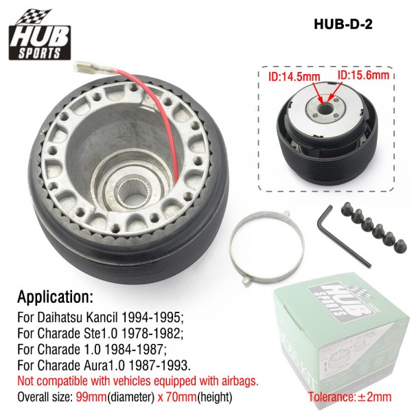 HUB SPORTS Racing Steering Wheel Hub Adapter Boss Kit D-2 For DAIHATSU For CHARADE HUB-D-2