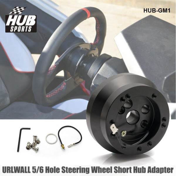 HUB sports Steering Wheel Short Hub Adapter Boss Kit For Ididit GM Chevy Dodge Jeep Aluminum 5 & 6 Hole HUB-GM1 HUB sports Steering Wheel Short Hub Adapter Boss Kit For Ididit GM Chevy Dodge Jeep Aluminum 5 & 6 Hole HUB-GM1