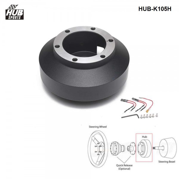 HUB sports Steering Wheel Short Hub Boss Kit/Hub Adapter For Impreza WRX STi 08-14 HUB-K105H HUB sports Steering Wheel Short Hub Boss Kit/Hub Adapter For Impreza WRX STi 08-14 HUB-K105H