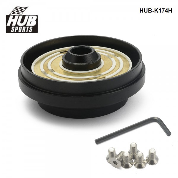 Hubsport Aluminum Racing Steering Wheel Short Hub Kit Adapter Boss Kit For Ford Mustang 79-04 HUB-K174H