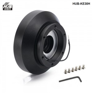 Hubsport Aluminum Racing Steering Wheel Short Hub Kit Adapter Boss Kit For BMW E30 3-/5-SERIES 318 325 528 M3 M5 84-90 HUB-KE30H