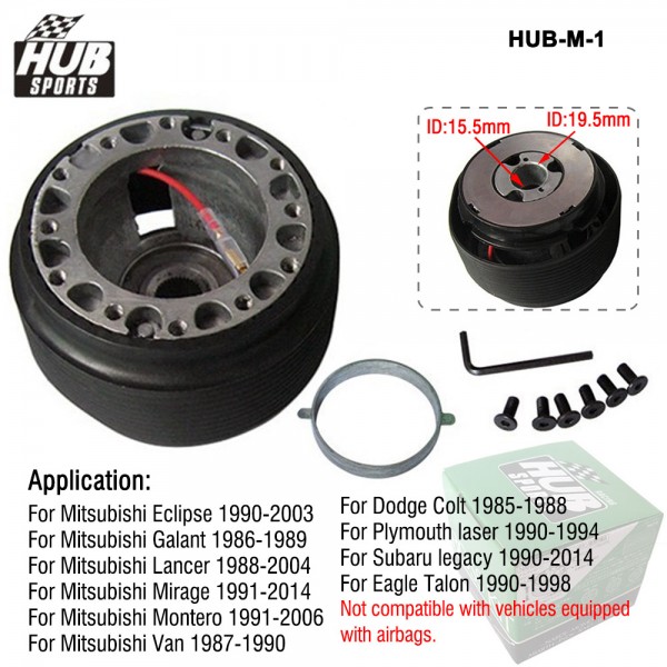 HUB SPORTS M-1 Steering Wheel Hub Adapter Boss Kit For Mitsubishi Lancer HUB-M-1