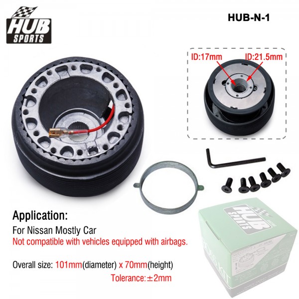 HUB SPORT Racing Steering Wheel Hub Adapter Boss Kit for Nissan Mostly Car HUB-N-1