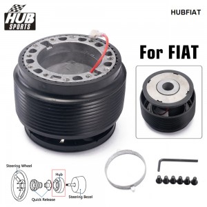 HUB Sports Car Quick Release Steering Wheel Boss Kit Racing Hub Adapter with 6 Bolts For FIAT HUBFIAT