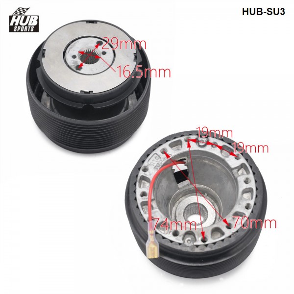 Hubsport Racing Universal Steering Wheel Hub Adapter Quick Release Boss Kit for Suzuki SU-3 HUB-SU3