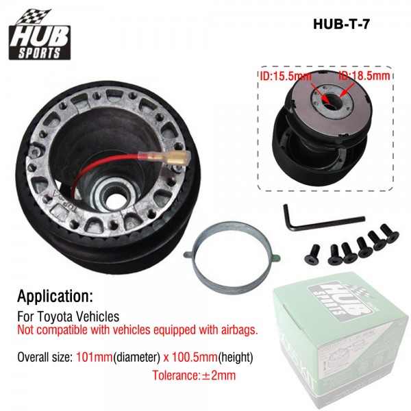 Racing Steering Wheel Hub Adapter Boss Kit for Toyota Universal HUB-T-7