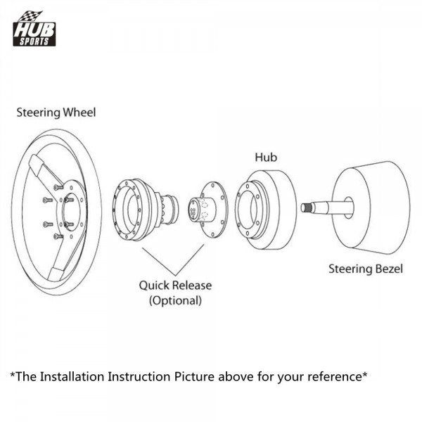 Steering Wheel Boss Kit Short Hub Adapter Kit For Toyota Supra 86-93, For Ceilca 94 HUB-K121H