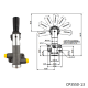 Single Bore - CP3550-13 Lever type brake proportioning valve with 7 settings With Ap Logo CP3550-13 Single Bore - CP3550-13 Lever type brake proportioning valve with 7 settings With Ap Logo CP3550-13