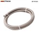 EPMAN -50M Braided Stainless Steel 3AN AN3 AN-3 Te-fl-on Brake Swivel Hose PTFE Hydraulic Brake Fuel Line Hose EP-TFL03