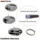 EPMAN -50M Braided Stainless Steel 3AN AN3 AN-3 Te-fl-on Brake Swivel Hose PTEF Hydraulic Brake Fuel Line Hose  EP-TFL03