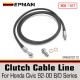 EPMAN For Honda Civic Complete Master To Slave Cylinder Clutch Cable Line 92-00 EPAA01G112