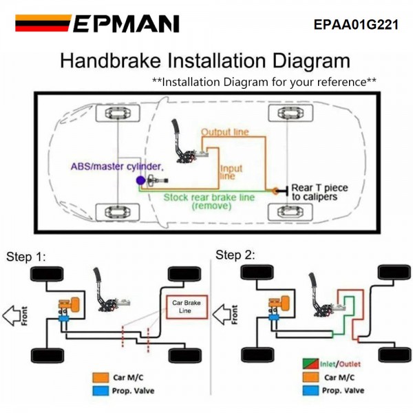 EPMAN Car Handbrake Racing Hydraulic Handbrake Long Level Gear Kit Black Red Silver Racing Car Aluminum Drift Hydro E-Brake EPAA01G221 EPMAN Car Handbrake Racing Hydraulic Handbrake Long Level Gear Kit Black Red Silver Racing Car Aluminum Drift Hydro E-Brake EPAA01G221