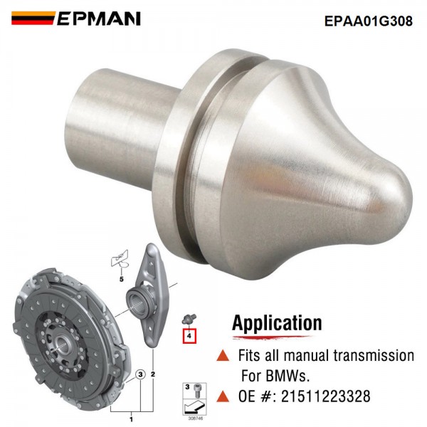 EPMAN Stainless Clutch Pivot Pin For BMW E36 E46 E90 E39 E60 F10 F30 etc. Clutch Fork Lever EPAA01G308