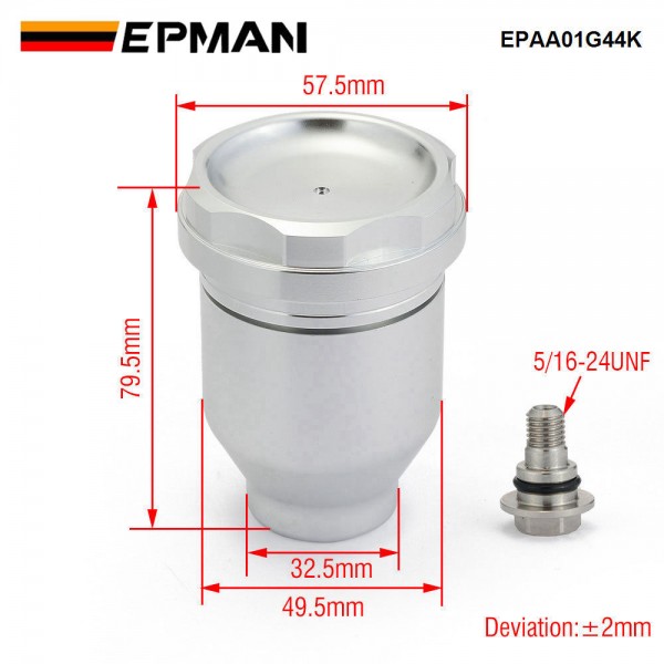 EPMAN Billet Aluminum Clutch Master Cylinder Reservoir Fit Civic EG EK