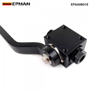 EPMAN 1/8" NPT CNC Aluminium Brake Line Lock Shut Off Valve Fuel Flow Control Cut Off Valve Fitting EPAA09G15