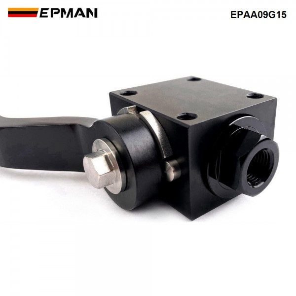 EPMAN 1/8" NPT CNC Aluminium Brake Line Lock Shut Off Valve Fuel Flow Control Cut Off Valve Fitting EPAA09G15 EPMAN 1/8" NPT CNC Aluminium Brake Line Lock Shut Off Valve Fuel Flow Control Cut Off Valve Fitting EPAA09G15
