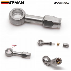 EPMAN 1PC AN3 Motorcycle Motor Bike Hydraulic Brake Oil Hose Line Banjo Fitting Stainless Steel For Car Auto Motorcycle