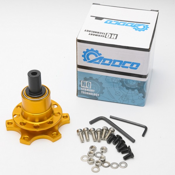 ADDCO Off Quick Release Boss Kit Weld On 6 Bolt Fit Moslty Steering Wheels ADQF5416