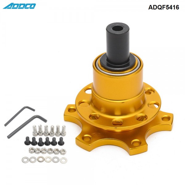 ADDCO Off Quick Release Boss Kit Weld On 6 Bolt Fit Moslty Steering Wheels ADQF5416