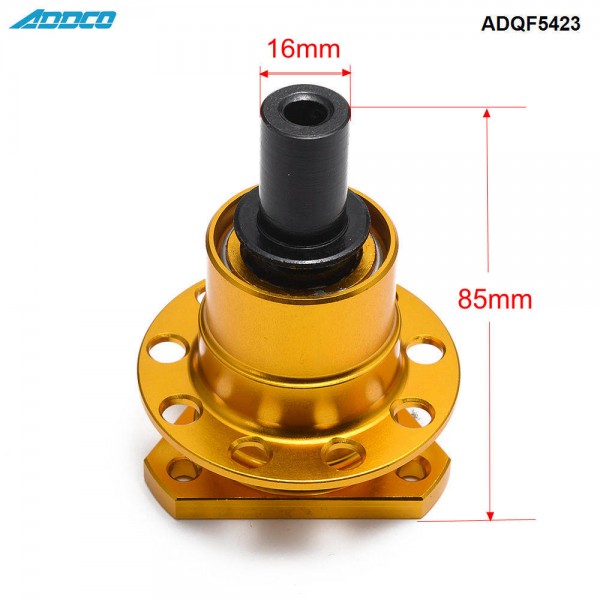 ADDCO Quick Release Splined Weld-On 3 Bolt For Steering Wheel Hub/Boss ADQF5423