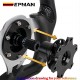 EPMAN Universal Car Aluminum D Shape Steering Wheel Quick Release Hub Adapter EPAA01G150K