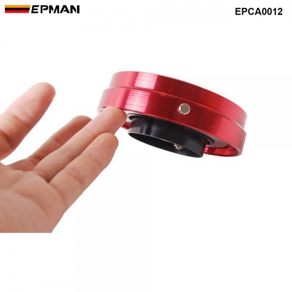 EPMAN Thin Version Steering Wheel Quick Release Universal Car Steering Wheel Quick Release Hub Racing Adapter Snap Off Boss Kit EPCA0012