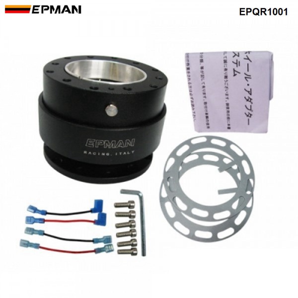 EPMAN Bolt Quick Release Snap Off Steering Wheel Boss Kit Fit For SP MOMO OMP Steering Wheel EPQR1001 EPMAN Bolt Quick Release Snap Off Steering Wheel Boss Kit Fit For SP MOMO OMP Steering Wheel EPQR1001