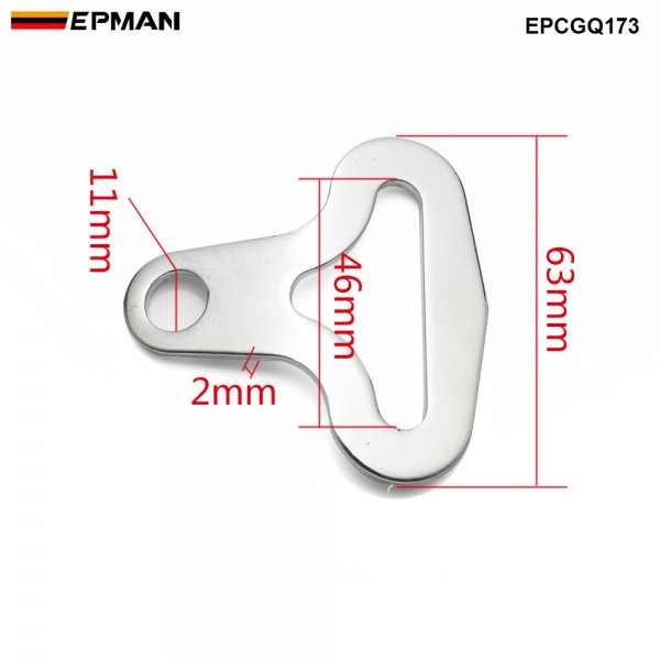 EPMAN Car Safety Harness Mounting Hardware ,Safety Belt Clip,Seat Belt Clip For 2" or 3" Belt EPCGQ173