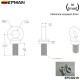 EPMAN Racing Seat Belts Harness Eye Bolt Size: 7/16 Banjo Fitting For Takata Sablet Sparco ect. Harness EPCGQ19 EPMAN Racing Seat Belts Harness Eye Bolt Size: 7/16 Banjo Fitting For Takata Sablet Sparco ect. Harness EPCGQ19