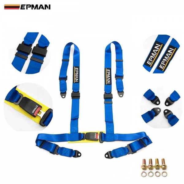 EPMAN -2"Racing Seat Belt Buckle 4Pt 4 Point Nylon Strap Safety Harness Universal EPM-02BUC EPMAN -2"Racing Seat Belt Buckle 4Pt 4 Point Nylon Strap Safety Harness Universal EPM-02BUC
