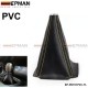 TANSKY JDM Universal Black PVC Grain Shifter Knob Boot Cover Red Yellow blue Stitching EP-PDT01PVC TANSKY JDM Universal Black PVC Grain Shifter Knob Boot Cover Red Yellow blue Stitching EP-PDT01PVC