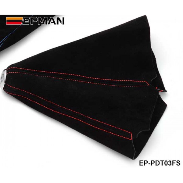 Tansky Universal JDM Black Suede JDM Manual/Auto Shifter Shift Boot Cover Manual/Auto Stitch Blue Yellow Red EP-PDT03FS Tansky Universal JDM Black Suede JDM Manual/Auto Shifter Shift Boot Cover Manual/Auto Stitch Blue Yellow Red EP-PDT03FS