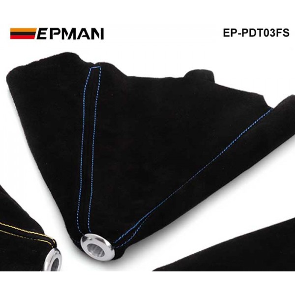Tansky Universal JDM Black Suede JDM Manual/Auto Shifter Shift Boot Cover Manual/Auto Stitch Blue Yellow Red EP-PDT03FS Tansky Universal JDM Black Suede JDM Manual/Auto Shifter Shift Boot Cover Manual/Auto Stitch Blue Yellow Red EP-PDT03FS