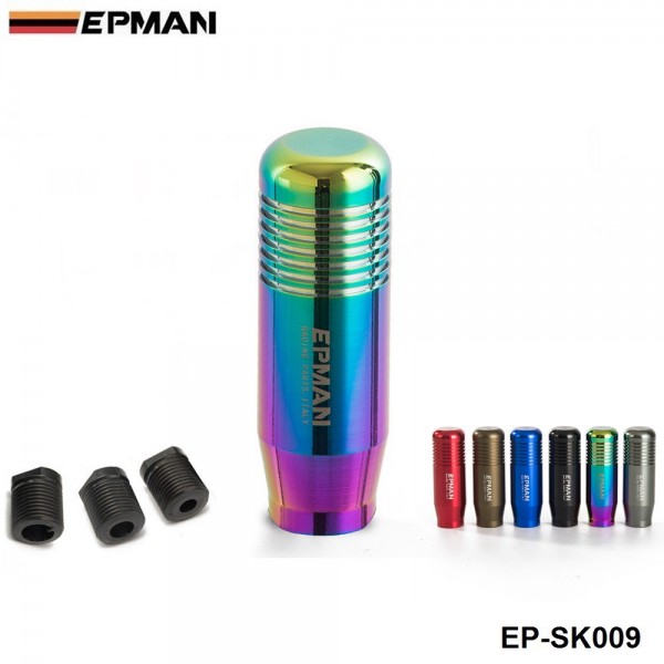 EPMAN -Universal Aluminum Manual Gear Shift Car Shifter Knob Stick For Hyundai Lexus Acura BMW EP-SK009