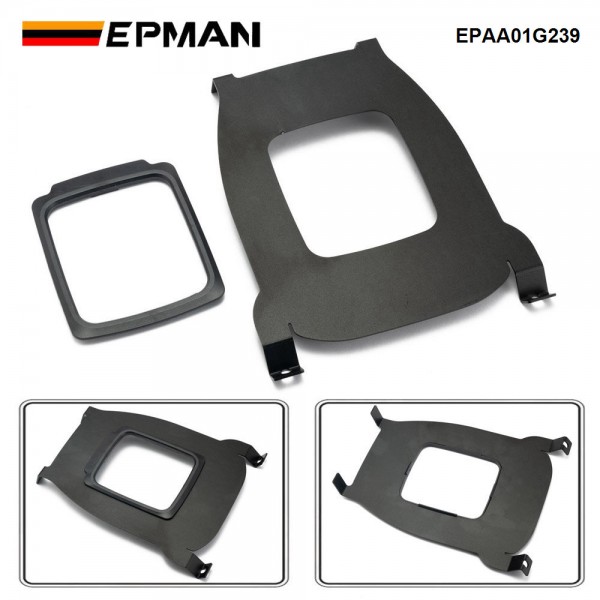 EPMAN Racing Aluminum Center Shifter Cover Console Plate Shift Boot Delete For Honda 96-00 Civic EK EPAA01G239 EPMAN Racing Aluminum Center Shifter Cover Console Plate Shift Boot Delete For Honda 96-00 Civic EK EPAA01G239
