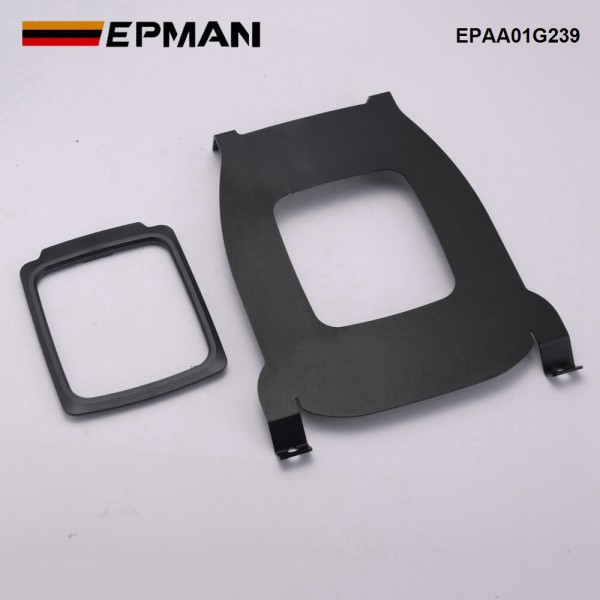 EPMAN Racing Aluminum Center Shifter Cover Console Plate Shift Boot Delete For Honda 96-00 Civic EK EPAA01G239 EPMAN Racing Aluminum Center Shifter Cover Console Plate Shift Boot Delete For Honda 96-00 Civic EK EPAA01G239