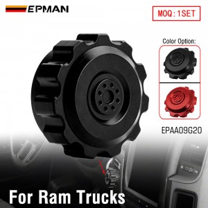 EPMAN Auto Trans Shift Lever Knob at Shift Knob Dash Mounted 6061 Aluminum For Ram 1500 2013-2018 EPAA09G20