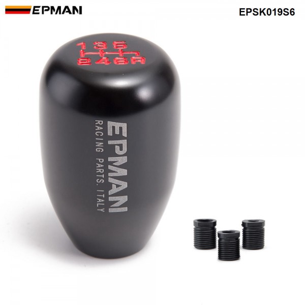 EPMAN Sport Universal Racing car Gear Shift Knob Manual Automatic Gear Shift Knob shift lever 6 Speed EPSK019S6