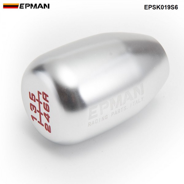 EPMAN Sport Universal Racing car Gear Shift Knob Manual Automatic Gear Shift Knob shift lever 6 Speed EPSK019S6