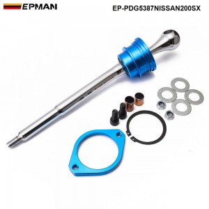 Tansky--JDM Manual Transmission Chrome Solid Short Throw Shifter For Nissan 91-01 Sentra EP-PDG5387NISSAN200SX