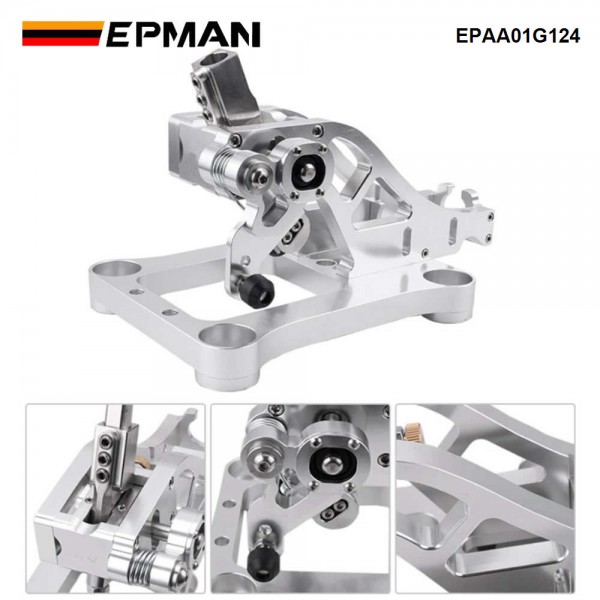 EPMAN Billet Aluminum Shifter Shift Box for Honda Acura Accord CL7 CL9 TSX TL K24 K20 Base Plate EPAA01G124