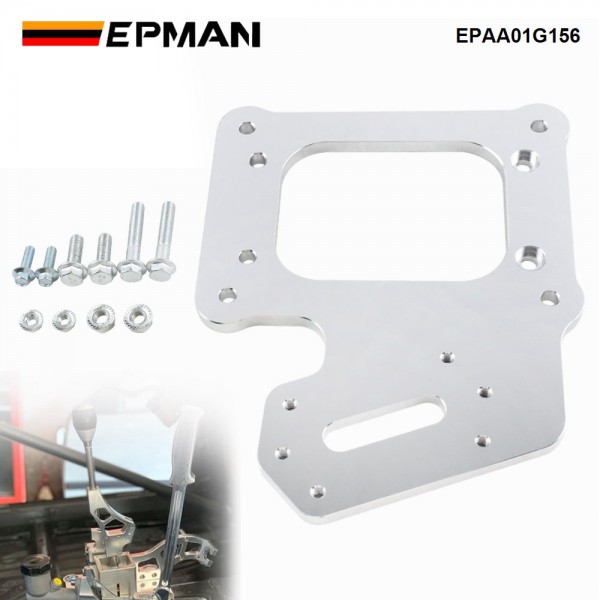 EPMAN Billet Aluminum Staging Brake Mounting Plate For K Series Shifter Box Mount EPAA01G156