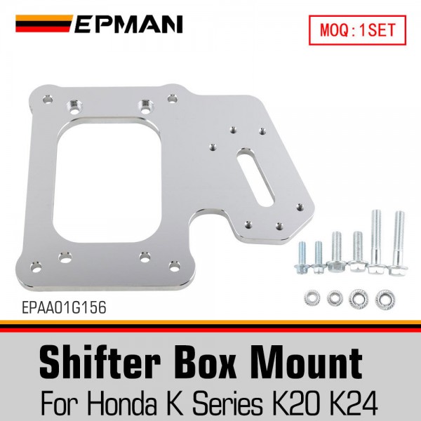 EPMAN Billet Aluminum Staging Brake Mounting Plate For K Series Shifter Box Mount EPAA01G156 EPMAN Billet Aluminum Staging Brake Mounting Plate For K Series Shifter Box Mount EPAA01G156