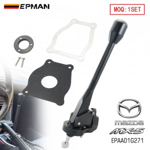 EPMAN Precision CNC Aluminum Short Shifter with Carbon Fiber Lever for Mazda MX-5 NA/NB 5/6 Speed EPAA01G271