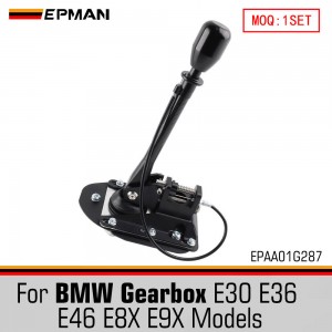 EPMAN Shifter Box Direct Kit Aluminum For BMW Gearbox E30 E36 E46 E8X E9X Models Bolt On EPAA01G287