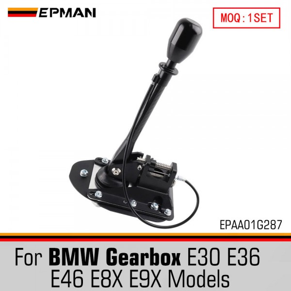 EPMAN Shifter Box Direct Kit Aluminum For BMW Gearbox E30 E36 E46 E8X E9X Models Bolt On EPAA01G287 EPMAN Shifter Box Direct Kit Aluminum For BMW Gearbox E30 E36 E46 E8X E9X Models Bolt On EPAA01G287