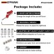 EPMAN Universal Aluminium Adjustable Gear Shift Knob Extender Height Lever Extension Car Gear Shifter Extender With Adapters EPAA01G309 EPMAN Universal Aluminium Adjustable Gear Shift Knob Extender Height Lever Extension Car Gear Shifter Extender With Adapters EPAA01G309